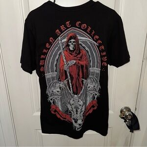 Sullen Black and Red Graphic T-Shirt